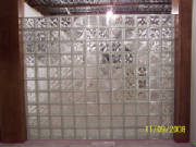 Block glass wall done by Kevin Holler at Holler Glass Block Quick set panels Minneapolis St Paul 11507.jpg blockglass company minneapolis2.JPG