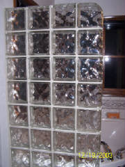 Block glass wall done by Kevin Holler at Holler Glass Block Minneapolis St Paul blockglass company minneapolis1.JPG