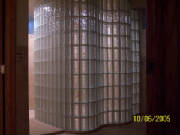 Block glass wall done by Kevin Holler at Holler Glass Block Minneapolis St Paul blockglass company minneapolis.jpg