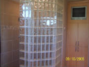 Block glass wall done by Kevin Holler at Holler Glass Block Minneapolis St Paul blockglass company minneapolis1.JPG
